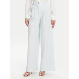 Guess Панталони тип палацо W5GB02 WH9Y2 Светлосиньо Wide Leg