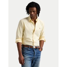 Polo Ralph Lauren Риза 710953704004 Жълт Custom Fit