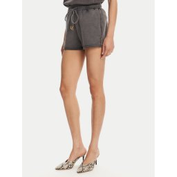 Just Cavalli Спортни шорти 78PADE10 Черен Loose Fit