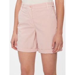 Tommy Hilfiger Шорти от плат WW0WW42457 Розов Regular Fit