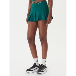 adidas Плисирана пола Seasonal Essentials Colorpop KC3939 Зелен Loose Fit