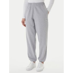 Calvin Klein Jeans Долнище анцуг Foil Monologo LV047E826G Сив Regular Fit