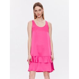 Liu Jo Beachwear Коктейлна рокля VA3101 T3416 Розов Relaxed Fit