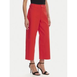 Vero Moda Панталони тип кюлоти Wild Kayla 10307837 Червен Wide Leg