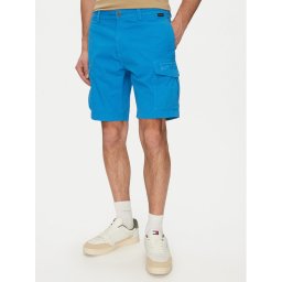 Napapijri Шорти от плат N-Deline NP0A4HOT Син Regular Fit