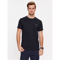 Gant Тишърт Shield 2003185 Черен Slim Fit