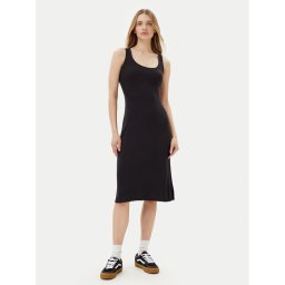 Volcom Ежедневна рокля Rizzled B1312509 Черен Slim Fit