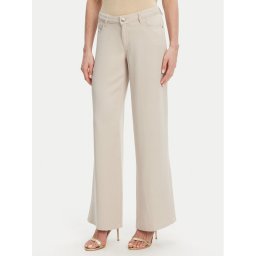 Guess Дънки W4GA96 WDP85 Бежов Wide Leg