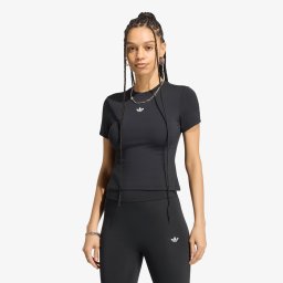 Тениска adidas Essentials Polyester Short Sleeve T-SHIRT Black S