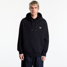 Суитшърт FRED PERRY Tipped Hooded Sweatshirt Black M