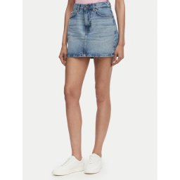 Guess Jeans Дънкова пола W5GD0Q D5M4A Син Regular Fit