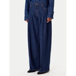 Guess Jeans Дънки W5BA2U D002A Тъмносин Wide Leg