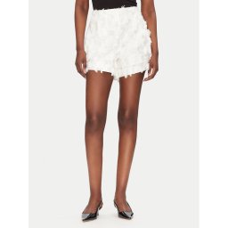 Bruuns Bazaar Шорти от плат Zaias BBW4565 Бял Regular Fit