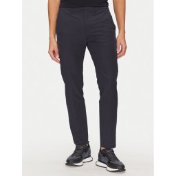 BOSS Текстилни панталони T_Commuter 50534303 Тъмносин Slim Fit