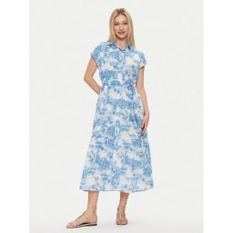 Iconique Лятна рокля Kate IC24-055 Син Regular Fit