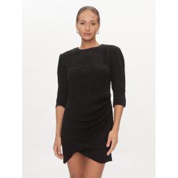DKNY Коктейлна рокля D2A4B345 Черен Regular Fit