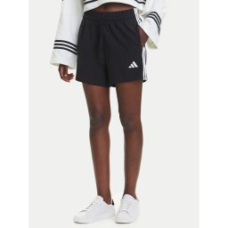 adidas Спортни шорти Essentials 3-Stripes JD0908 Черен Regular Fit