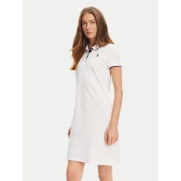U.S. Polo Assn. Ежедневна рокля WUP1312 Бял Regular Fit