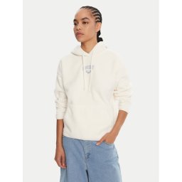 Roxy Полар Cool Calling ERJPF03221 Бял Regular Fit