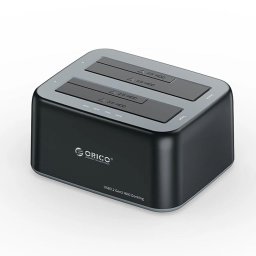 Orico докинг станция Storage - HDD/SSD Dock - 2 BAY 2.5/3.5 USB-C/USB-A - 6