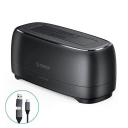 Orico докинг станция Storage - HDD/SSD Dock - 2.5/3.5 inch USB-C/A - DD18C3