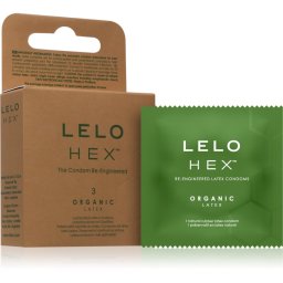 Lelo Hex Organic презервативи 3 бр.