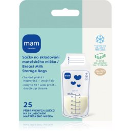 MAM Breast Milk Storage Bags пликчета за съхранение на кърма 25 бр.