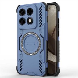 Хибриден гръб с магнит MAGSAFE за Motorola Edge 70 Pro 5G - тъмно син