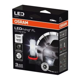 OSRAM LEDRIVING FL LED FOG LAMP H8/H11/H16 8.2W 6000K