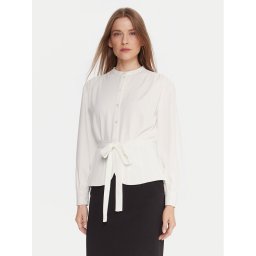 French Connection Риза 72ZBU Бял Regular Fit