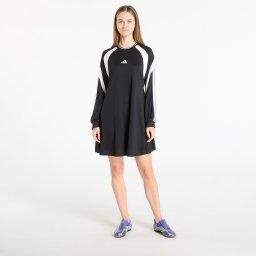 Облекло adidas House Of Tiro Dress Black/ Off White/ White XS