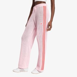 Потници adidas Crochet Track Pants Clear Pink/ Red XS