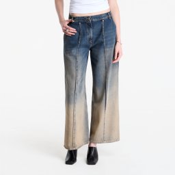 Дънки Palm Angels Pleats Denim Pants Navy Blue/ Sand 28