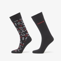 Чорапи Hugo Boss 2-Pack Rs Tape Logo Cc Black 39-42