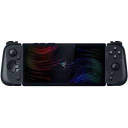 Портативна конзола Razer Edge Gaming Tablet and Kishi V2 Pro Controller, 6.8" FHD+ AMOLED 144Hz екран, Qualcomm Snapdragon G3x Gen 1, 6GB RAM, 128GB SSD + слот за MicroSD, 5000 mAh батерия, Wi-Fi, Bluetooth, USB-C, AUX, черна