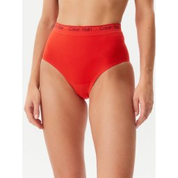 Calvin Klein Underwear Класически бикини с висока талия LV00QF8282 Червен