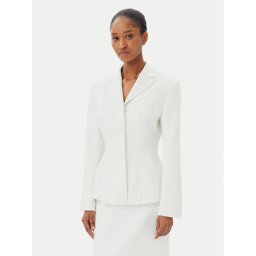 French Connection Сако 75YAA Бял Regular Fit