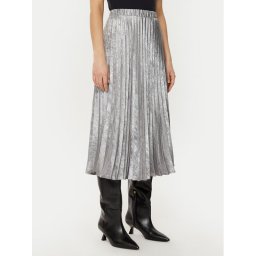 Gap Плисирана пола 587128-00 Сребрист Regular Fit