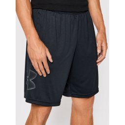 Under Armour Спортни шорти Ua Tech Graphic Черен Loose Fit