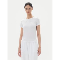 EA7 Emporio Armani Тишърт 7W000274 AF12945 U0002 Бял Slim Fit