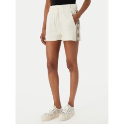 Guess Спортни шорти Britney V3GD13 KB3P2 Екрю Loose Fit