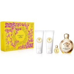Versace Eros Pour Femme Комплект (EDP 100ml + EDP 5ml + BL 100ml + SG 100ml) за Жени