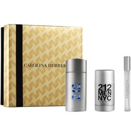 Carolina Herrera 212 Комплект (EDT 100ml + Deo Stick 75ml + EDT 10ml) за Мъже