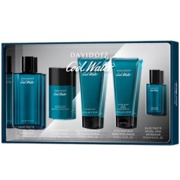 Davidoff Cool Water Комплект (EDT 125ml + Deo Stick 75ml + AS Balm 75ml + SG 75ml + EDT 15ml) за Мъже