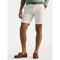 Polo Ralph Lauren Шорти от плат 710646709001 Бял Slim Fit