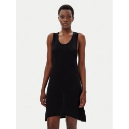 HUGO Лятна рокля Beach 50540333 Черен Relaxed Fit