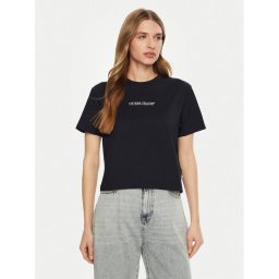 Guess Jeans Тишърт W5RI42 K8HM0 Тъмносин Regular Fit