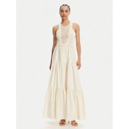 Liu Jo Лятна рокля WA5386 MA44M Екрю Regular Fit