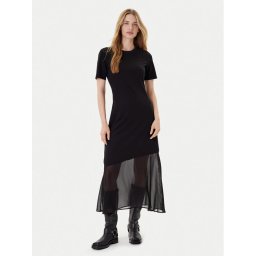 DKNY Ежедневна рокля P5GDFCNA Черен Regular Fit