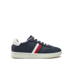 Tommy Hilfiger Сникърси Stripe Low Cut Lace-Up Sneaker T3X9-33851-1269 S Тъмносин
